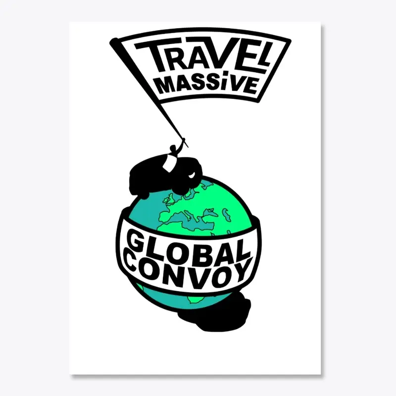 Global Convoy + Travel Massive Sticker